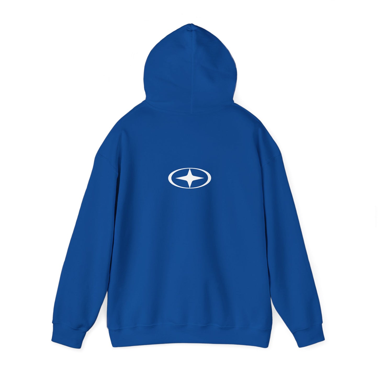 Blue Hooded Sweatshirt - Stylish Logo Design for Casual Comfort - ArZaMo