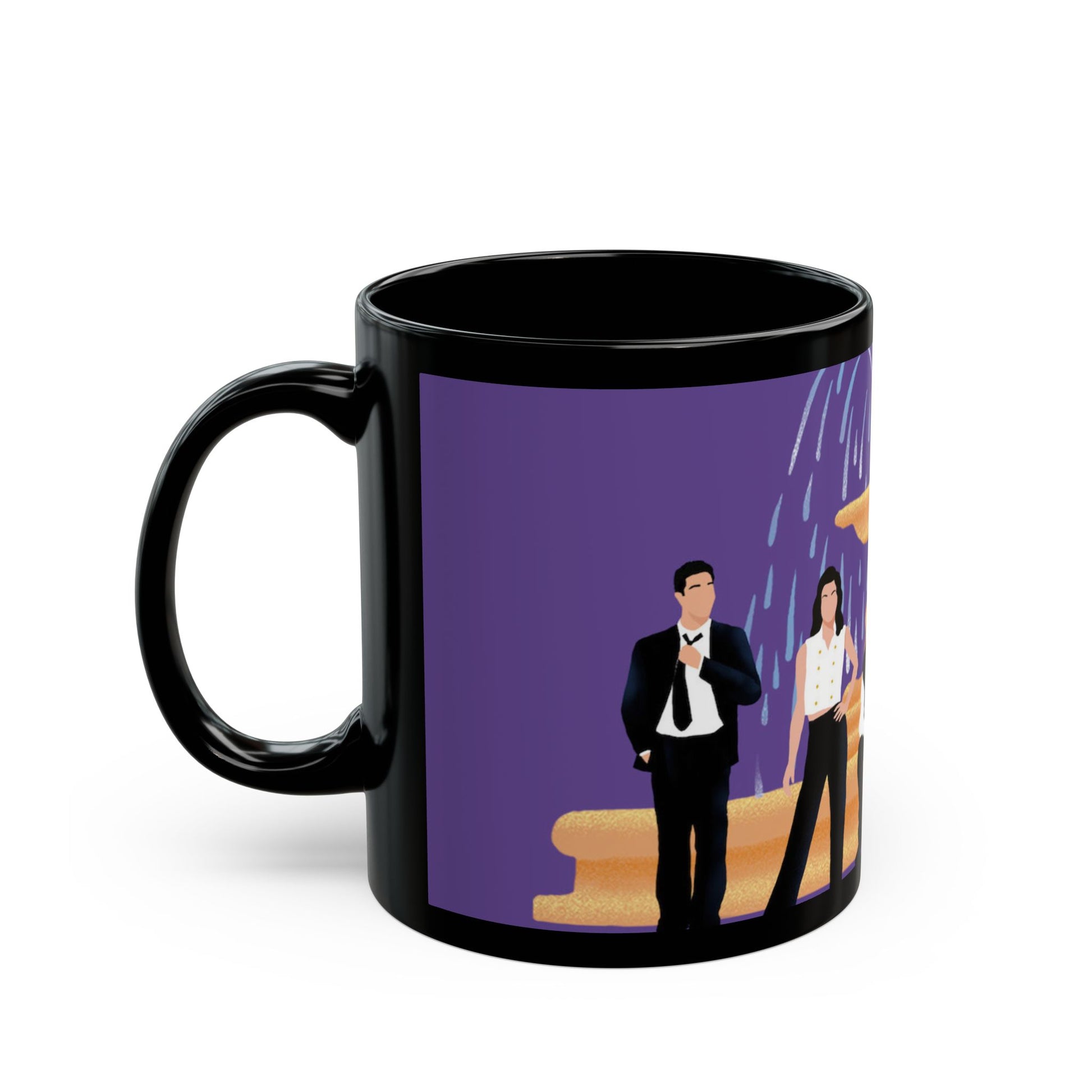 Friends TV Show Themed Black Mug - ArZaMo