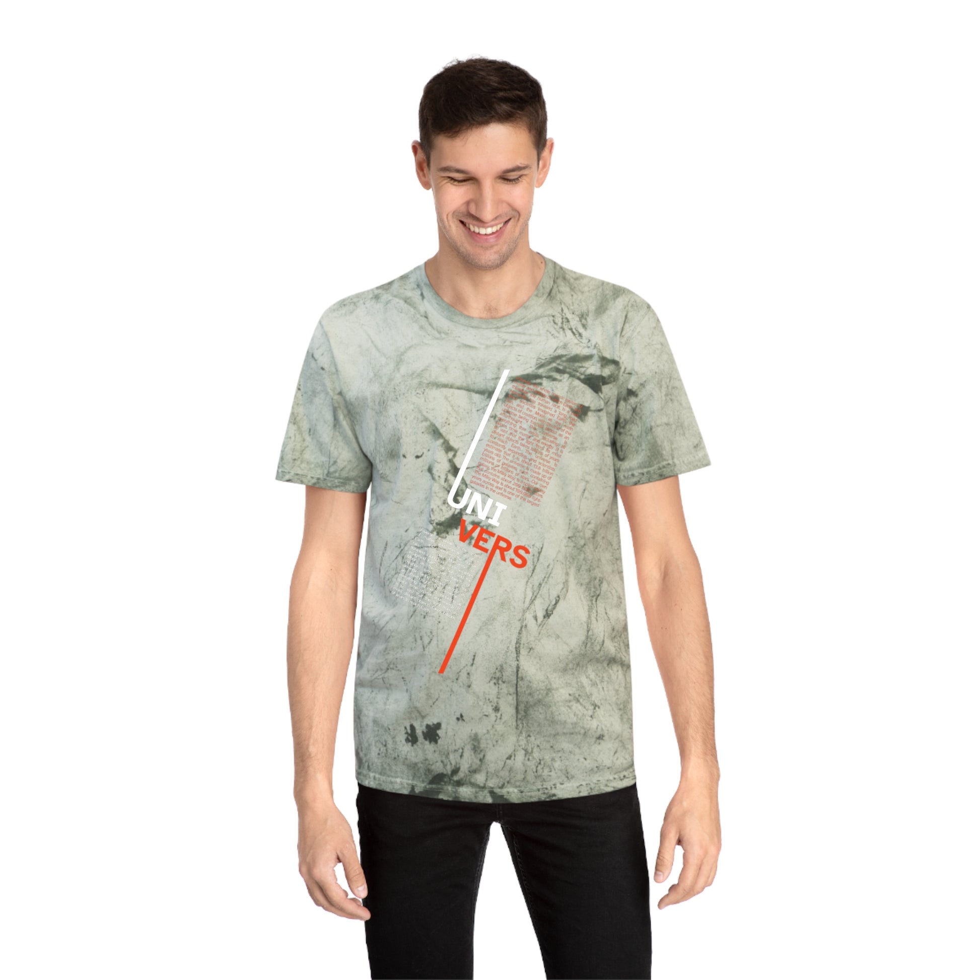 Casual Style T-Shirt - Artistic Abstract Design - ArZaMo