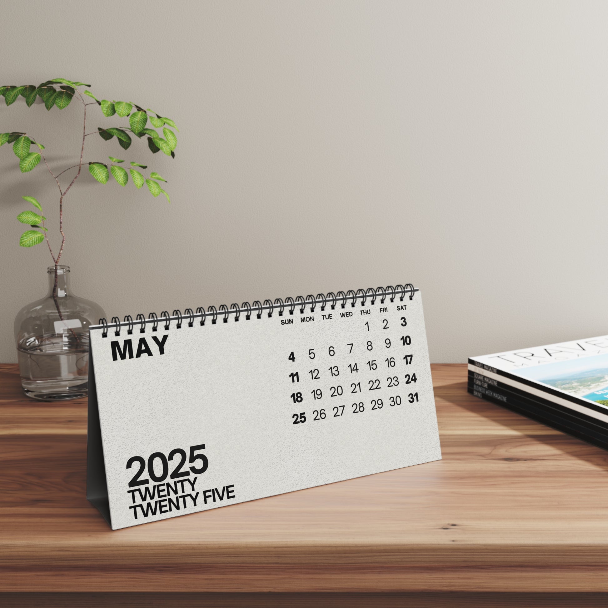 2025 Desktop Calendar Design -ArZaMo