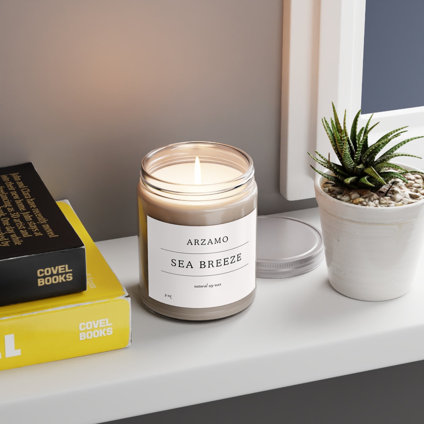 Sea Breeze Scented Candle - ArZaMo