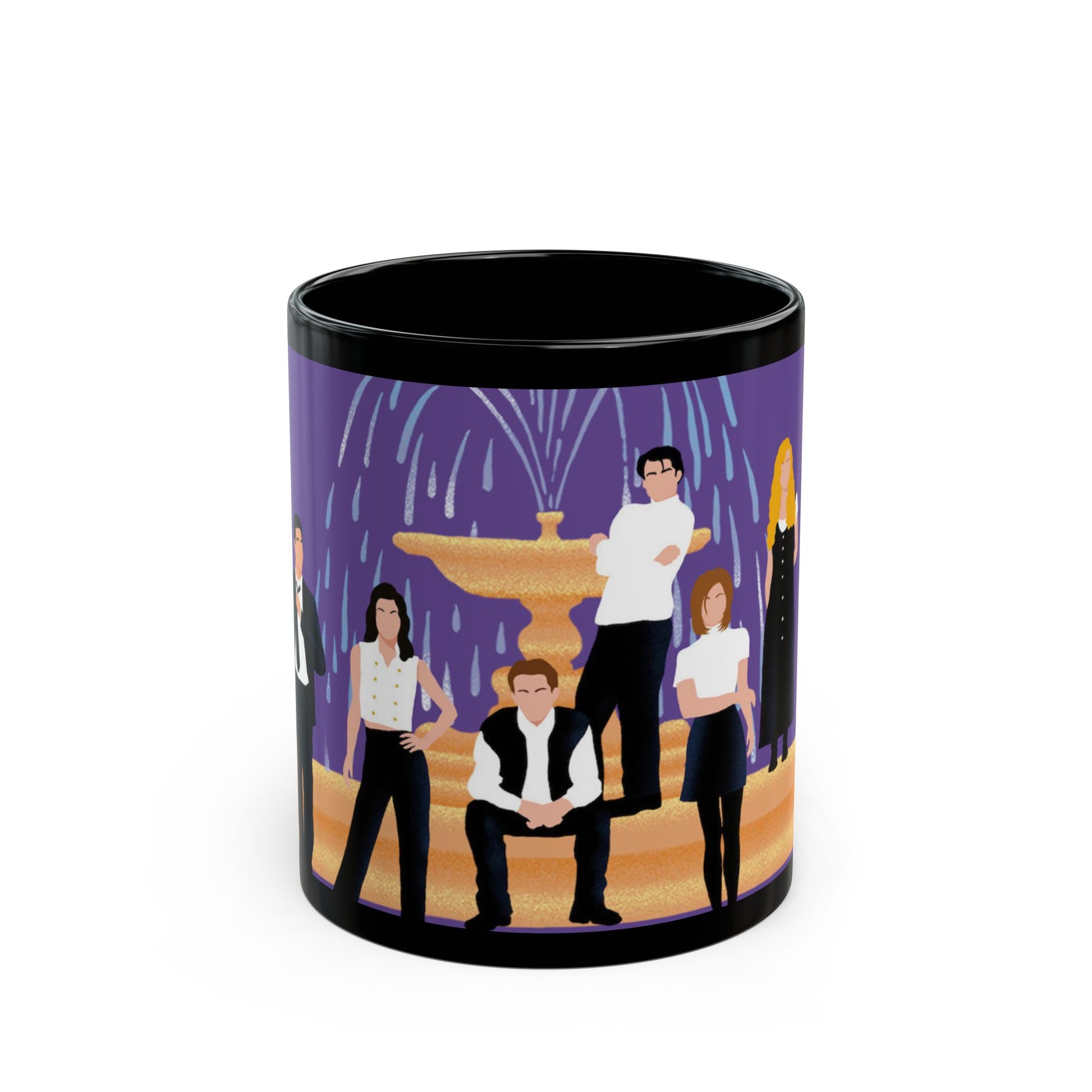 Friends TV Show Themed Black Mug - Perfect Gift for Fans! - ArZaMo