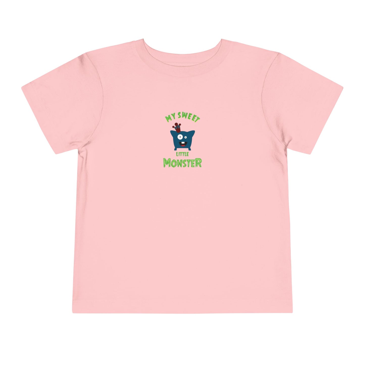 Little Monster Toddler Tee - Cute Kids Short Sleeve Shirt - ArZaMo