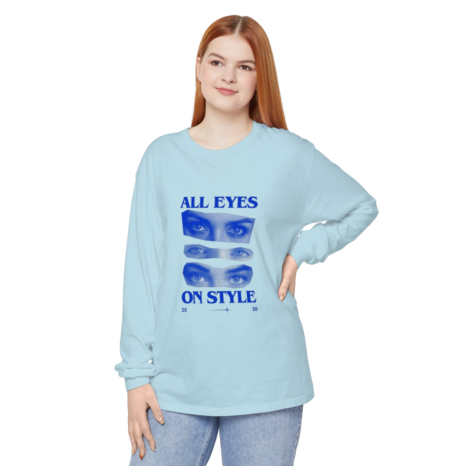 All Eyes On Style Unisex Long Sleeve T-Shirt | Trendy Casual Wear - ArZaMo