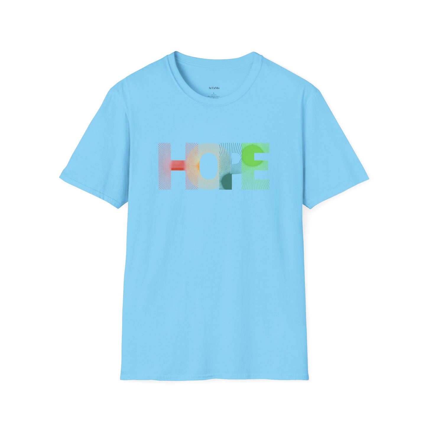 Unisex Softstyle T-Shirt with 'HOPE' Design - Inspirational Graphic Tee - ArZaMo