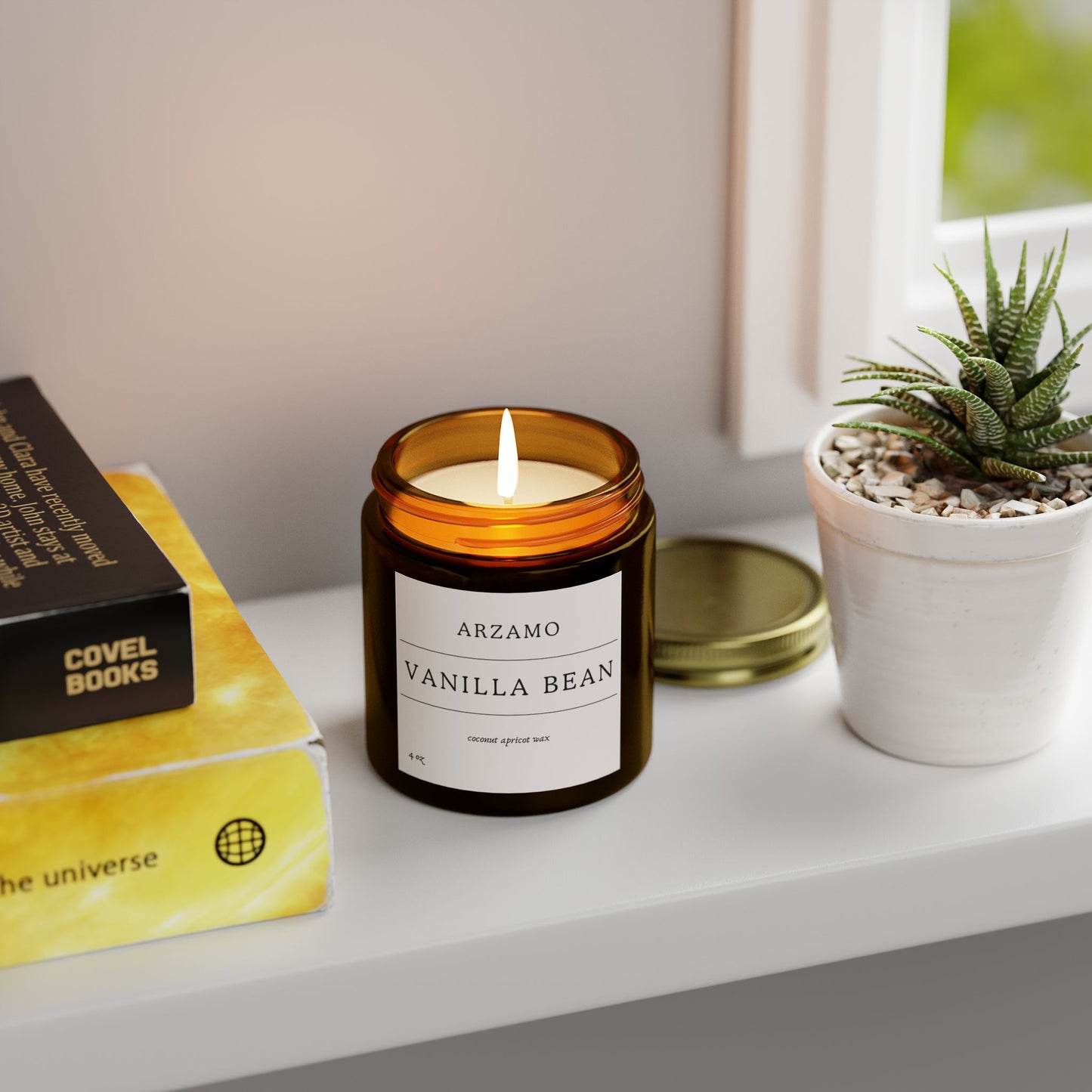 Scented Candle Vanilla Bean - ArZaMo