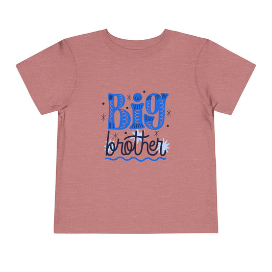 Big Brother Toddler Tee - Cute Sibling Shirt for Boys - ArZaMo