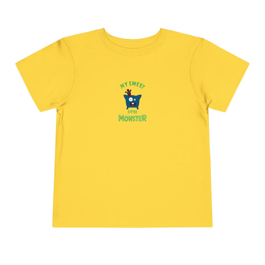 My Sweet Little Monster Toddler Tee - ArZaMo