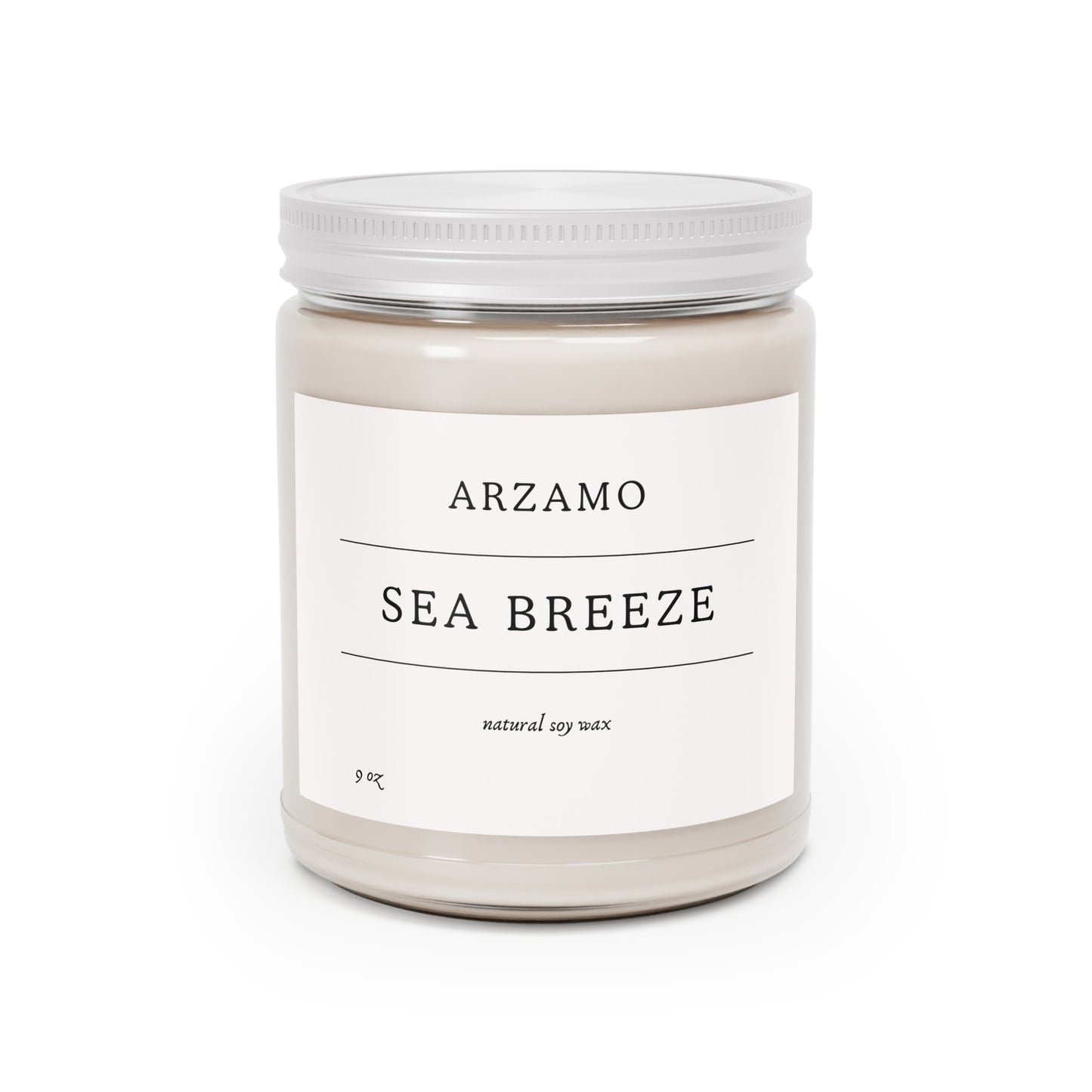 Sea Breeze Scented Candle - ArZaMo