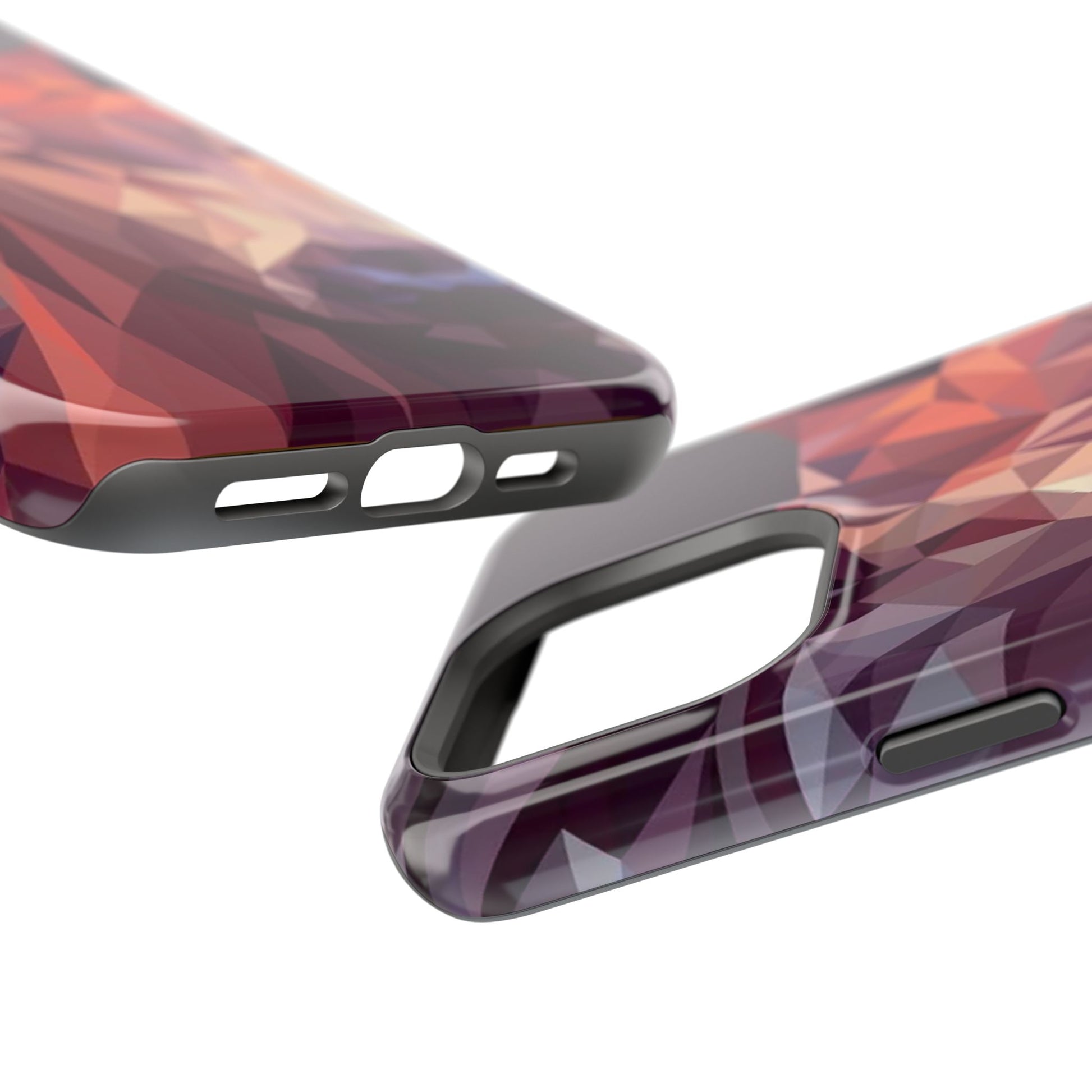 Geometric Animal Phone Case - Unique Magnetic Tough Cases with Abstract Design - ArZaMo
