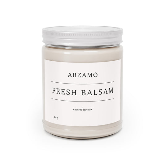 Fresh Balsam Scented Candle - ArZaMo