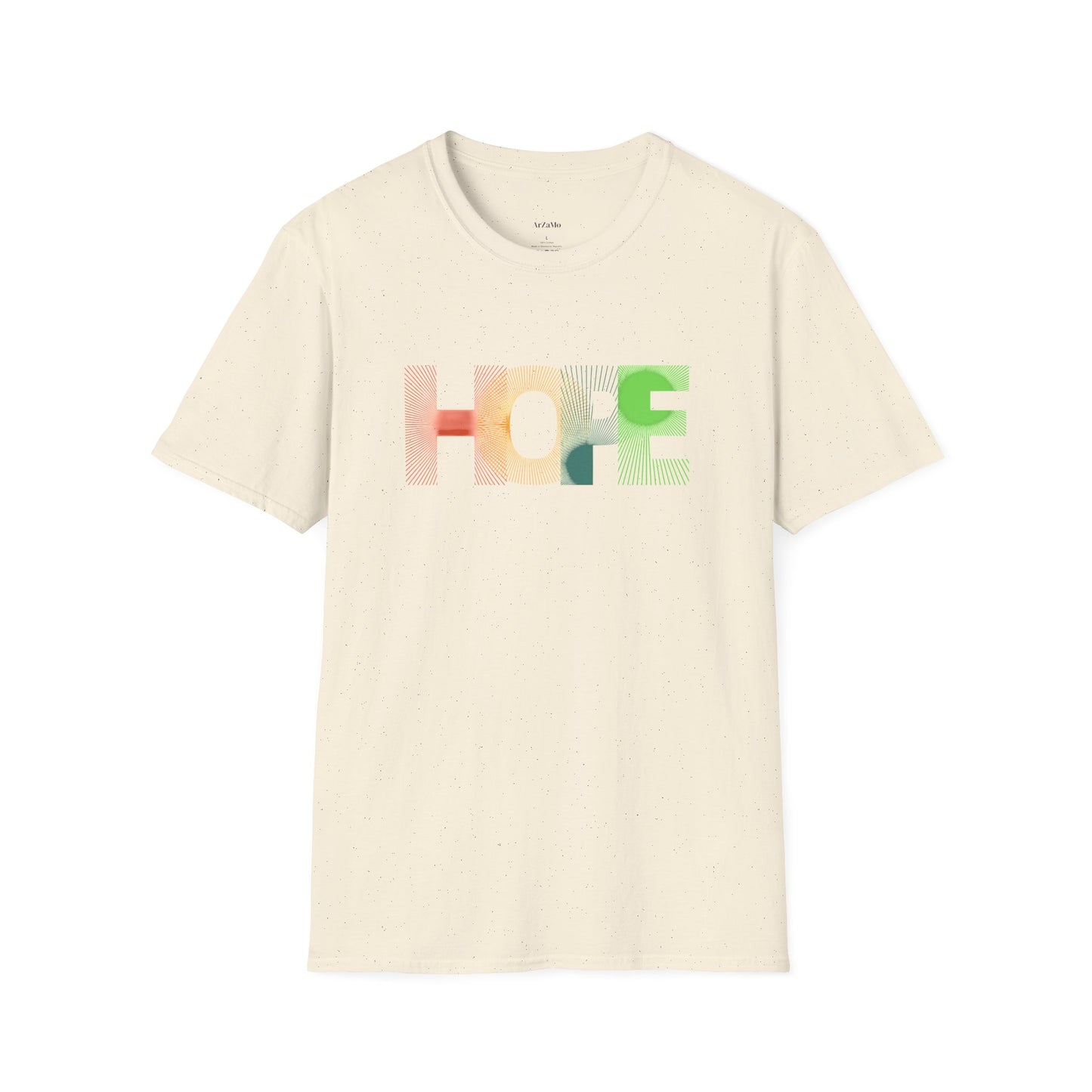 Unisex Softstyle T-Shirt with 'HOPE' Design - Inspirational Graphic Tee - ArZaMo