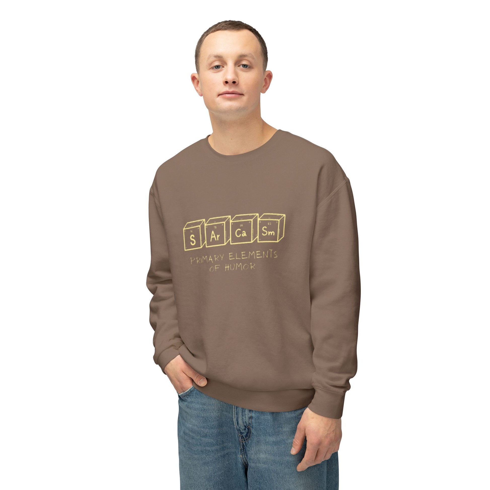 Sarcasm Elements Unisex Lightweight Sweatshirt - ArZaMo