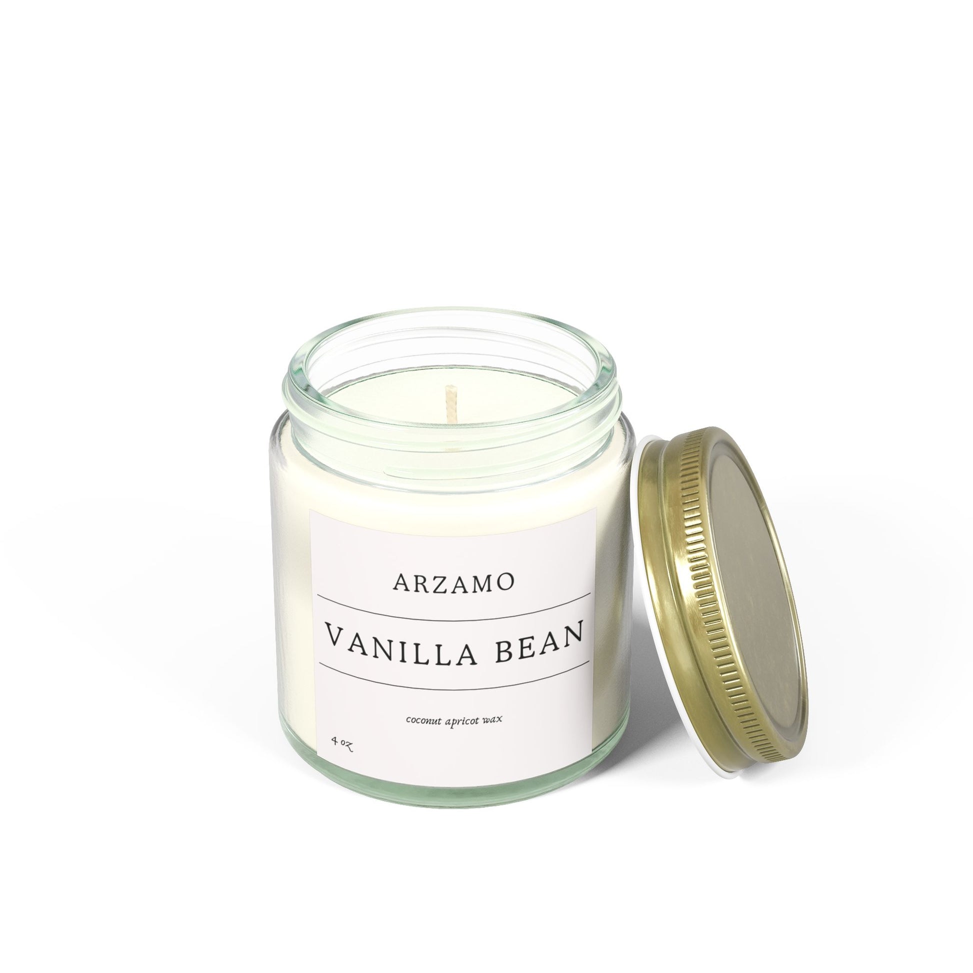 Coconut Apricot Wax Scented Candle - ArZaMo